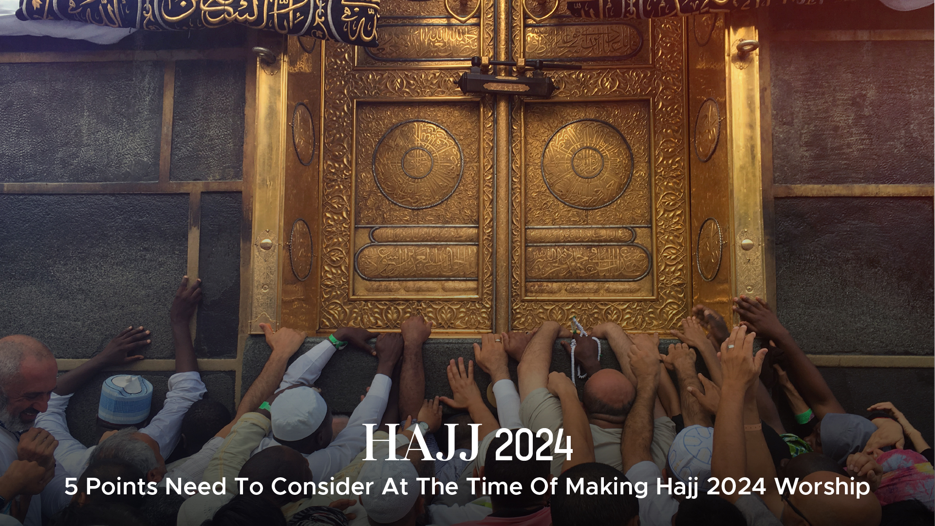 Making Hajj Worship