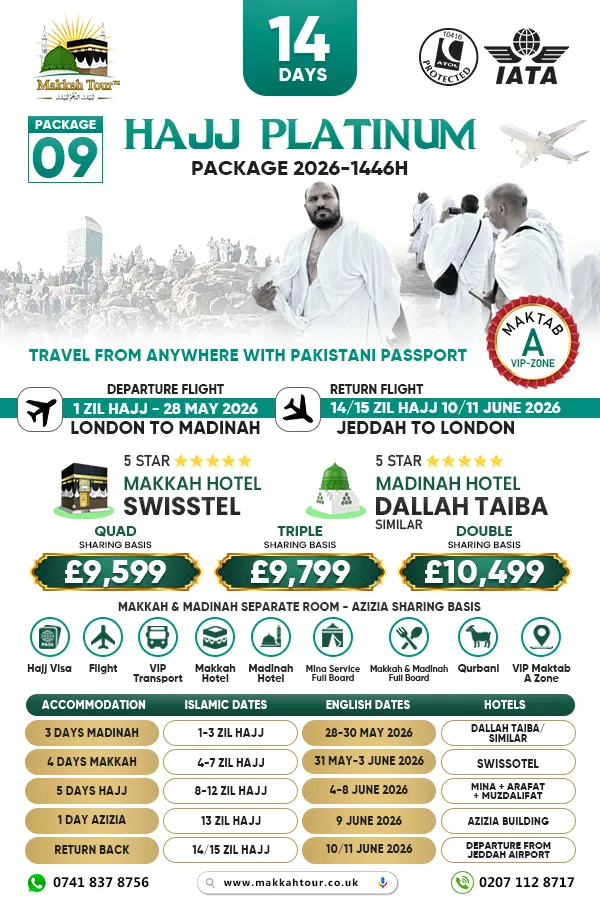14-days Platinum Hajj Package 2026